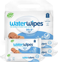 WaterWipes Plastic-Free Original Unscented 99.9% Water Based Baby Wipes - (Select Count)