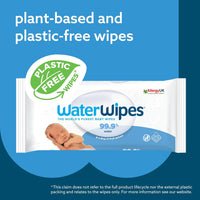 WaterWipes Plastic-Free Original Unscented 99.9% Water Based Baby Wipes - (Select Count)